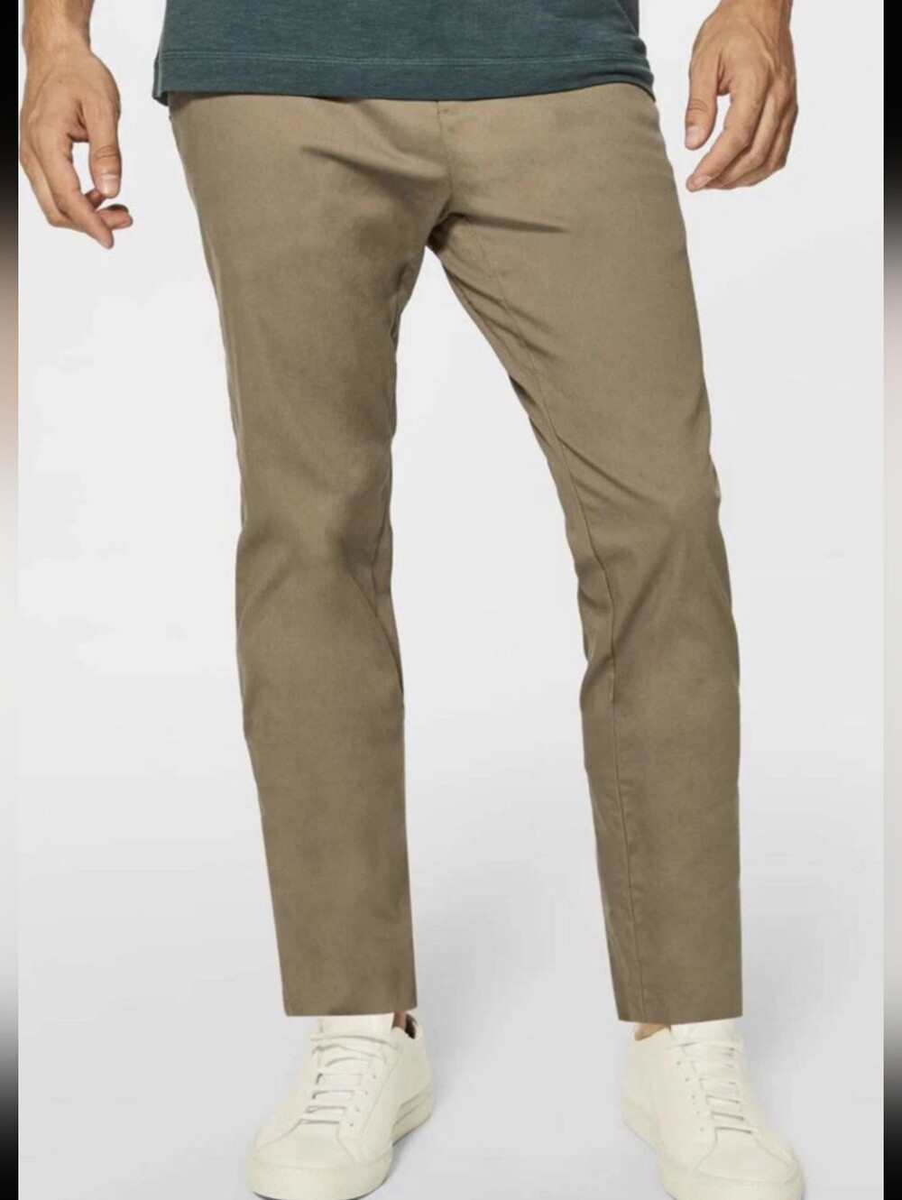 Lululemon Commission Pant Classic Artifact Khaki M5440S Size 34 33" Inseam